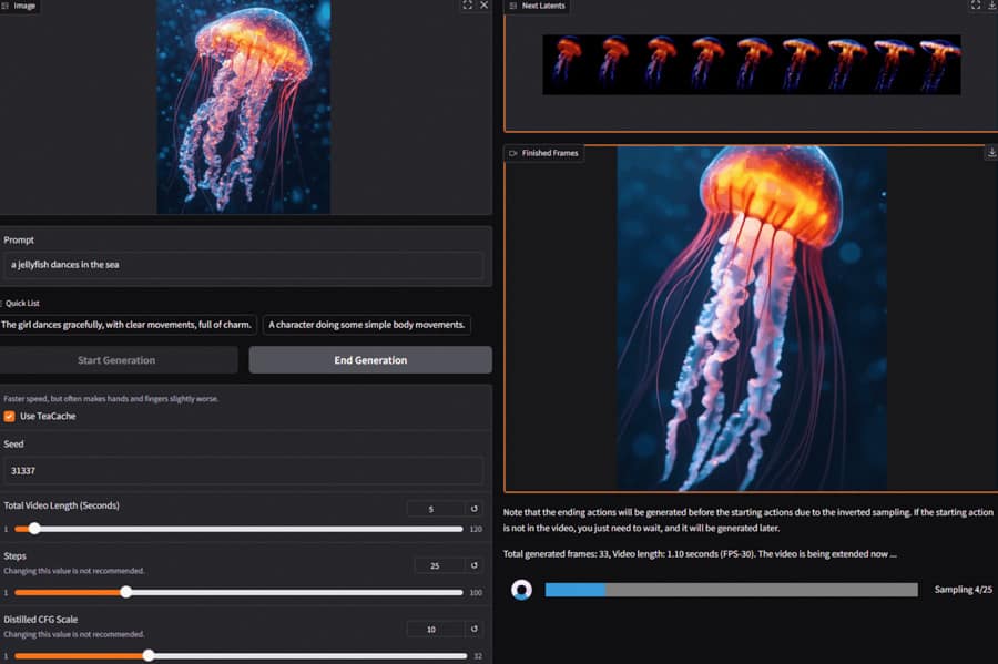 Maak AI-video’s offline met Frame Pack
