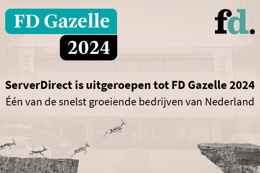 ServerDirect uitgeroepen tot FD Gazelle 2024
