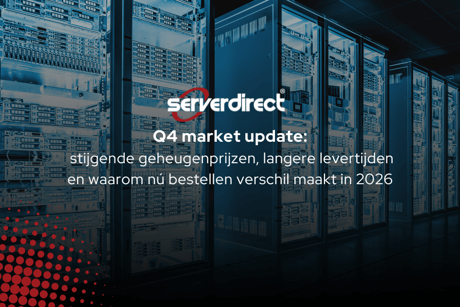 Blog: Q4 marktupdate: stijgende geheugenprijzen, langere levertijden en waarom nu bestellen het verschil maakt in 2026