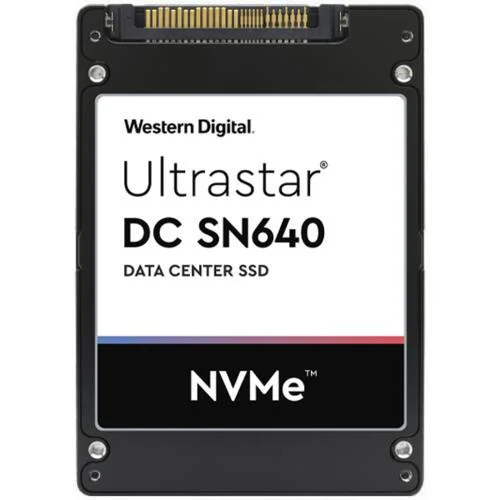 Western Digital ULTRASTAR DC SN640 SFF-7 7MM 960GB PCIe TLC RI-0.8DW/D BICS4 ISE