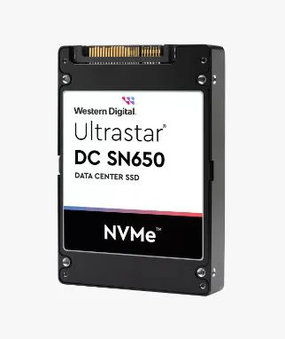 Western Digital Ultrastar DC SN650, 15.36TB, ISE, PCIe Gen 4.0, U.3 15mm, U.2 backplane compatible