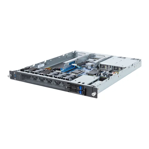 GIGABYTE E133-X10-AAG1 - Edge Server - Intel Xeon E-2400 - 1U UP 2-Bay SATA Titanium