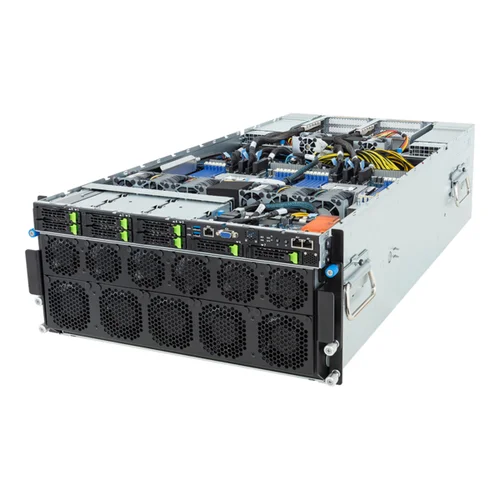GIGABYTE G593-ZD2-AAX1 - HPC/AI Server - EPYC 9004 - 5U DP NVIDIA HGX H100 8-GPU 4-Root Port
