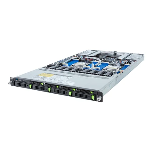 GIGABYTE R183-Z96-AAV1 - Rack Server - EPYC 9004 - 1U DP 8-Bay Gen5 NVMe/SATA/SAS-4 Titanium
