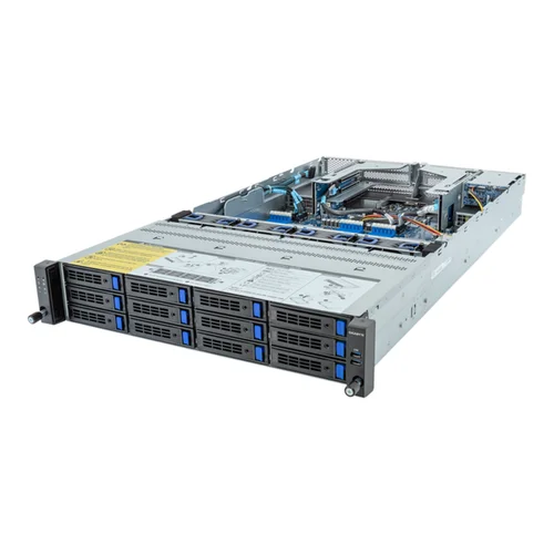 GIGABYTE R283-Z91-AAV2 - Rack Server - EPYC 9004 - 2U DP 12+2-Bay SATA/SAS with expander