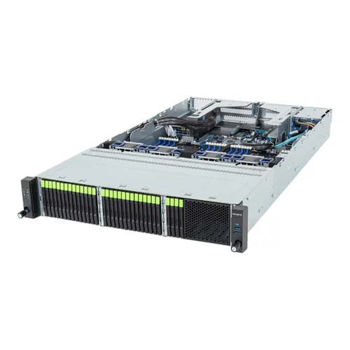 GIGABYTE R284-S91-AAJ1 - Rack Server - Intel Xeon 6 Processor - 2U DP 32-Bay E3.S NVMe + 2-Bay SATA/SAS-4