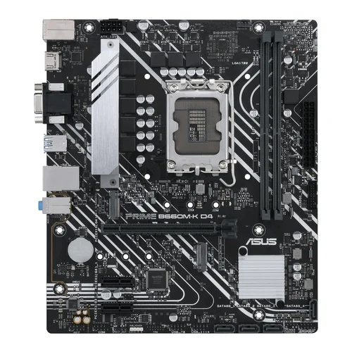 ASUS Motherboard ASUS PRIME B660M-K D4 LGA 1700 mATX 90MB1950-M0EAY0 retail