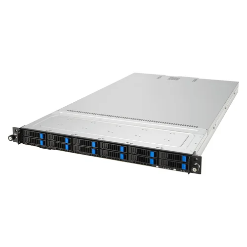 ASUS RS700A-E12-RS12U Socket SP5 Rack (1U) Zwart, Staal