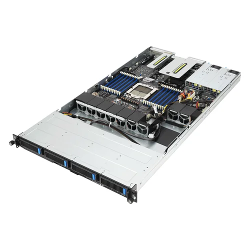 ASUS RS501A-E12-RS4/1G/1600W/OCP | 90SF03Y1-M000N0 | AMD EPYC™ 9005 single-processor 1U server that supports up to 24 DIMM, four NVMe, three PCIe® 5.0 slots, two M.2, OCP 3.0, two single-slot GPUs, and ASUS ASMB11-iKVM.
