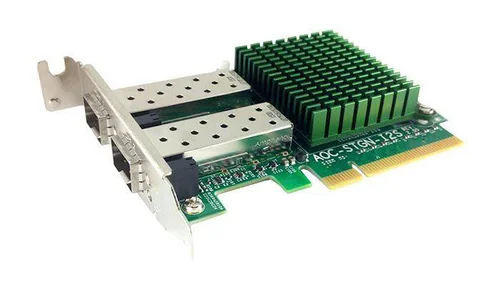 Supermicro Standard LP, 2x 10GbE SFP+, PCI-E x8, Intel® 82599ES / AOC-STGN-i2S