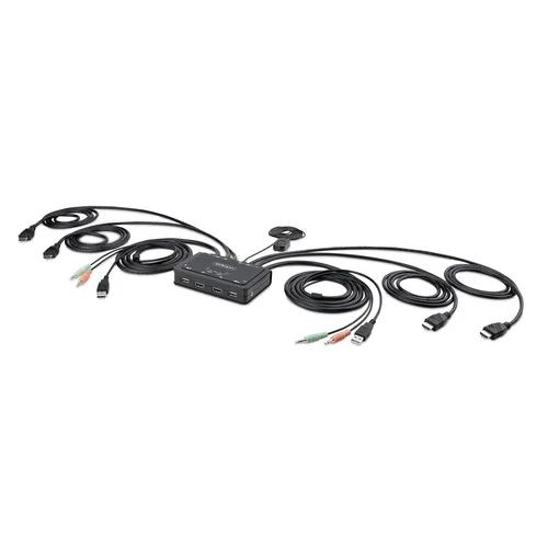 StarTech 2-Port Dual-Monitor Cable KVM Switch