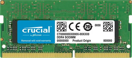 Crucial 16 GB DDR4-RAM SO-DIMM PC2666 Crucial CL19 (CT16G4SFD8266)