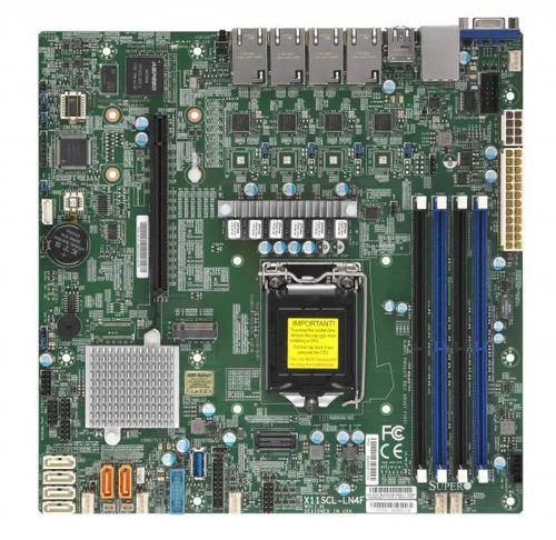 Supermicro Motherboard Intel MBD-X11SCL-LN4F-O