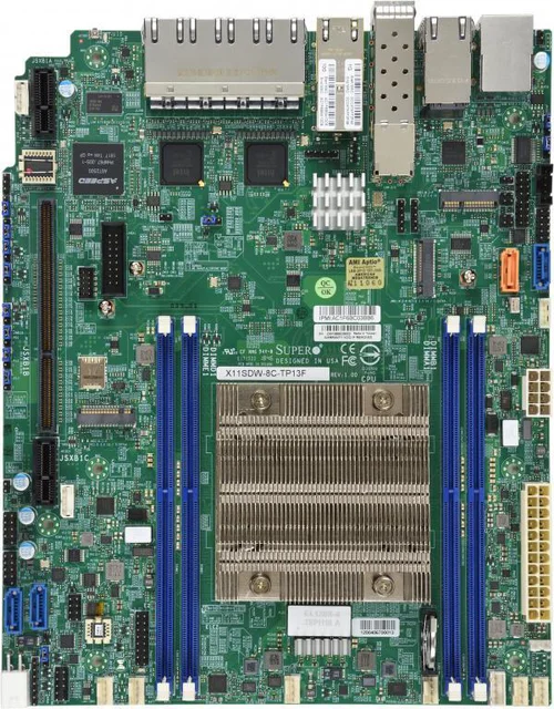 Supermicro Motherboard Intel MBD-X11SDW-8C-TP13F-B