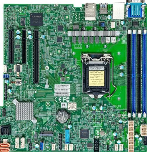 Supermicro Motherboard X12STH-F Single 10th Generation Intel® Pentium® Processor Intel® Xeon®  E-2300 Processor