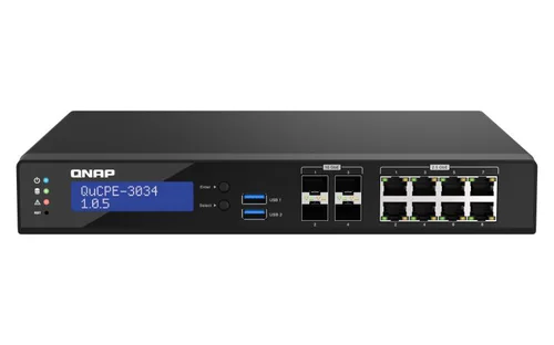 Qnap IntelAtomC3758R 8x2.5GbERJ45 4x10GbESFP+