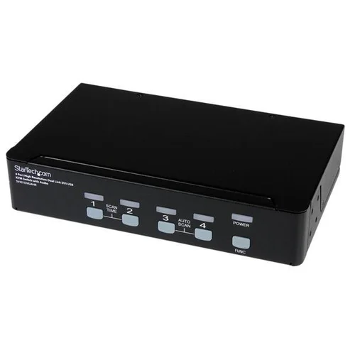 StarTech 4 Port High Res USB DVI Audio KVM Switch