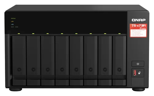 Qnap Desktop 8Bay NAS 8GB RAM 2x2.5Gbe Black