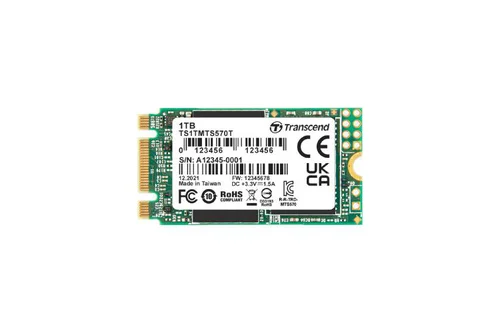 Transcend 128GB M.2 2242 SSD SATA3 B+M Key 3D TLC
