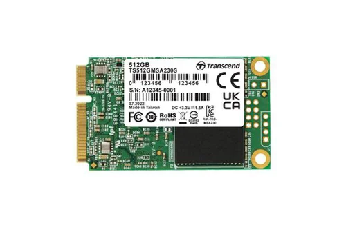 Transcend 512GB mSATA SSD SATA3 3D TLC