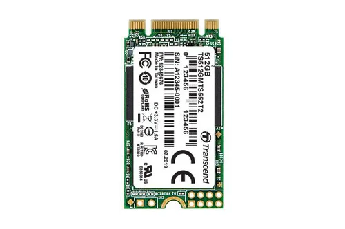Transcend 64GB M.2 2242 SSD SATA3 B+M Key 3D TLC B