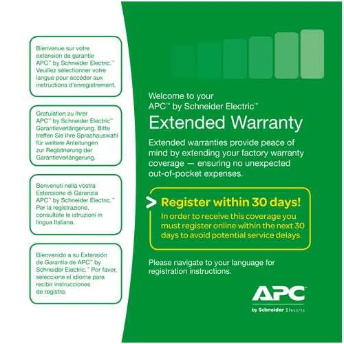 Apc Warranty Ext/1Yr for AC-01 Accessories