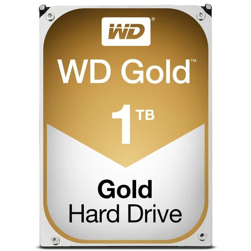 Western Digital WD Gold Enterprise Class SATA HDD, 1TB, Cache Size 128MB