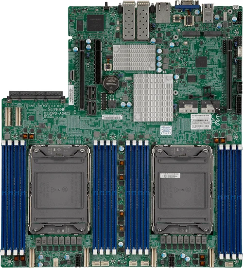 Supermicro Motherboard X12DPD-A6M25 Dual 3rd Gen Intel® Xeon® Scalable processors